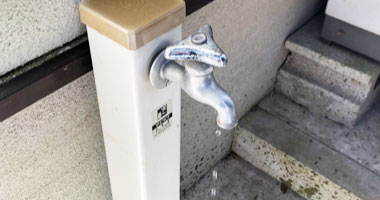蛇口の水漏れ・修理